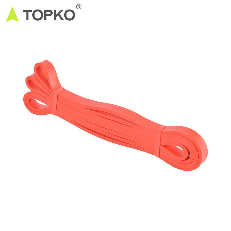 TOPKO Hot Selling Private Label Band Low Price Fitness Hip Circle 2080mm Resistance Power Bands Set