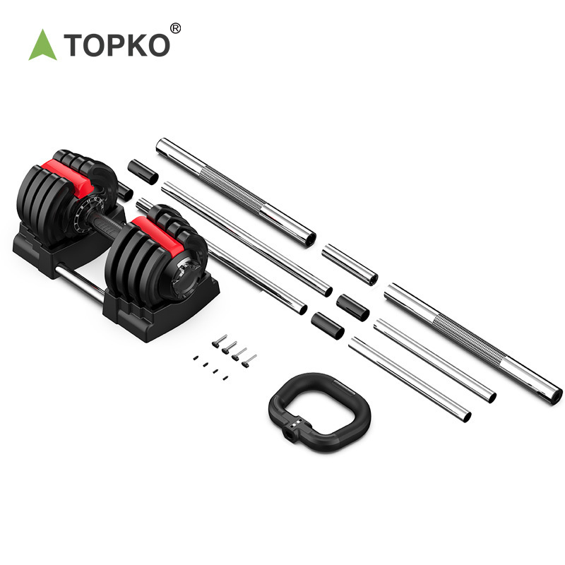 TOPKO Gym Equipment Adjustable Dumbbells Multifunctional Models Dumbbells, Barbells & Kettlebell Functions Dumbbell Barbell Set