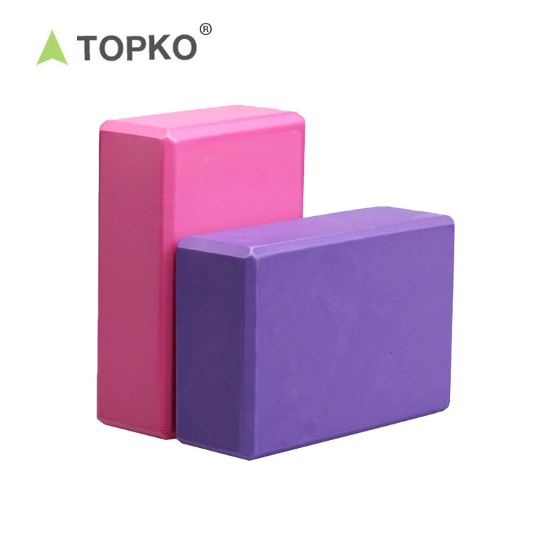 TOPKO lightweight odorless moisture-proof high density EVA foam yoga block