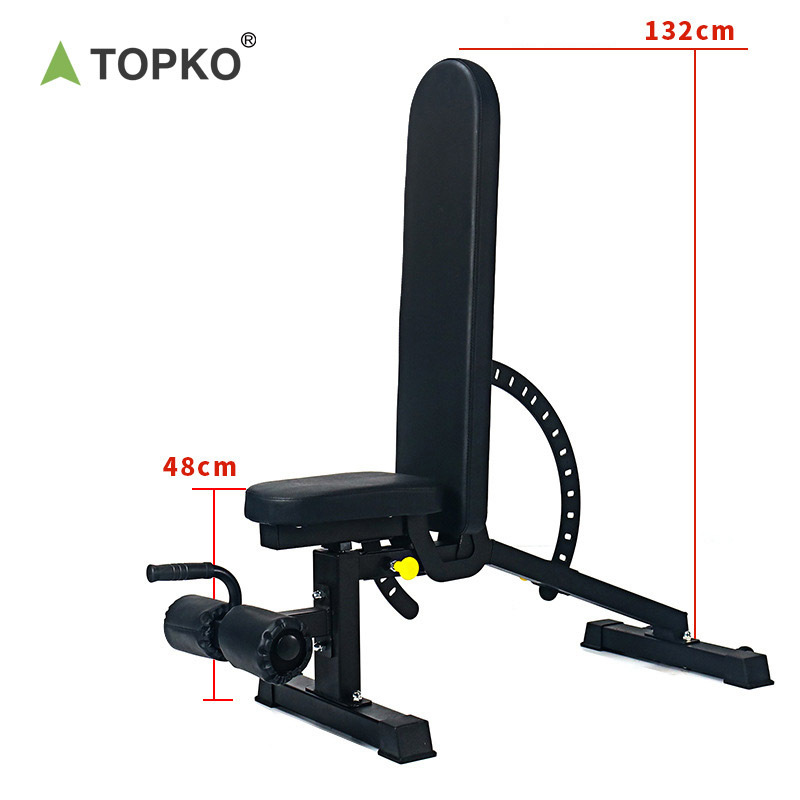 TOPKO High Quality Adjustable Dumbbell Stool for Bench Weightlifting fitness equipment Sports Gym Adjustable Bench