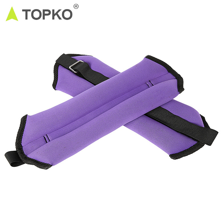 TOPKO wholesale high quality sports training exercise wrist ankle weight 1 kg