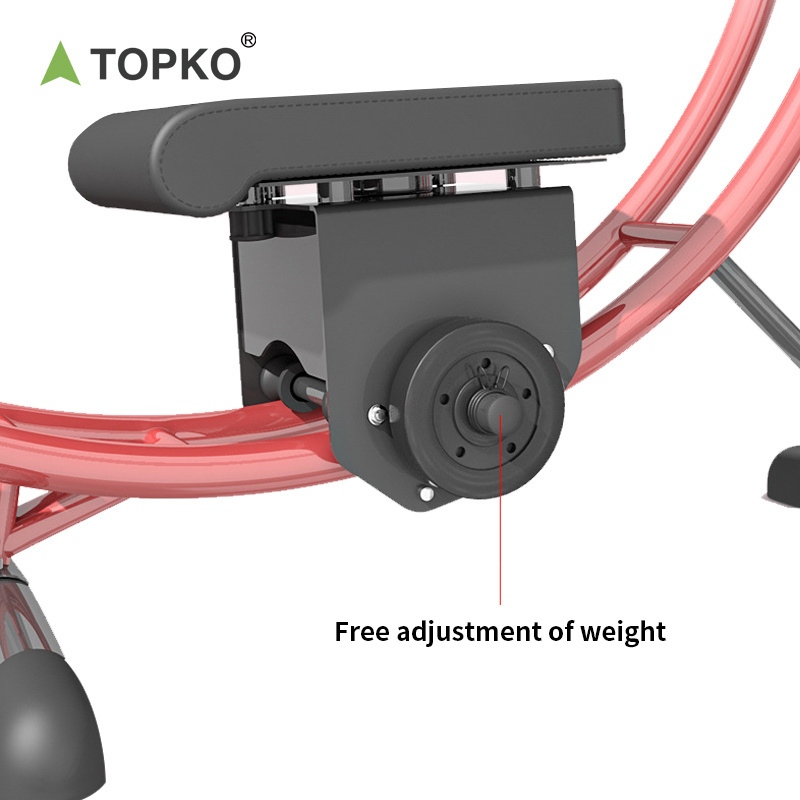 TOPKO Wholesale 6 in 1 AB wheel roller kit Multifunctional Machine GYM Exercise Adjustable Ab Coaster Waist