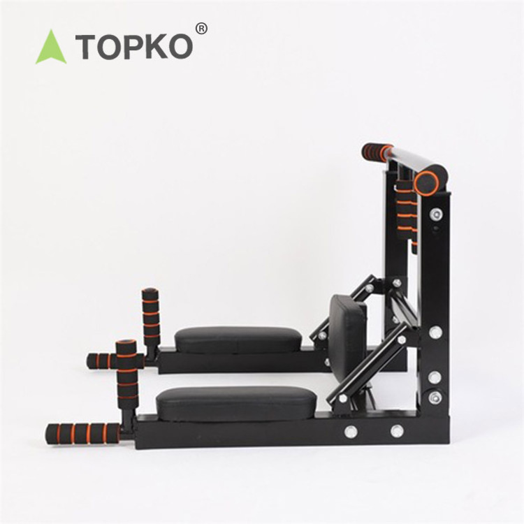 TOPKO Wall Mounted Chin Up Bar Gym Multi Functional Horizontal Bar Adjustable Pull Up Bar