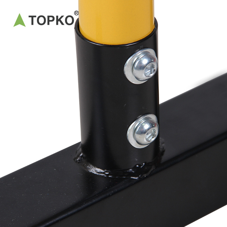 TOPKO Gym Adjustable Horizontal Parallettes Equalizer Dip Bars Rehabilitation Home Gymnastics Push Up Parallel Bars Stand