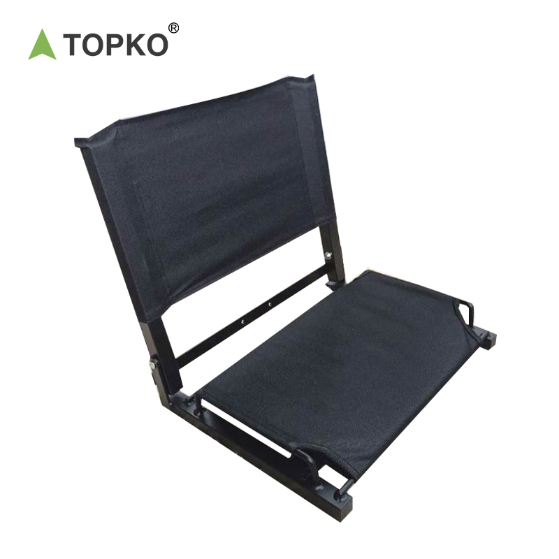 TOPKO Hot Selling Cheap Price Oxford Cover Outdoor Camping Picnic Football Folding Stadium Seat