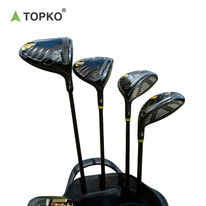 TOPKO Wholesale High Quality Golf Men's Professional Pole Club /Golf Balls Accessories Clups Complete Set with golf bags