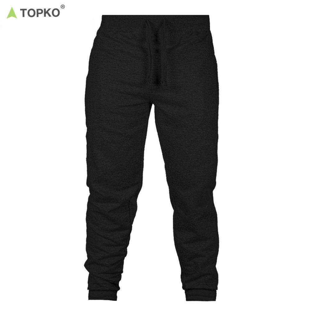 TOPKO Custom Basic Jogger Fleece Sports Pants,Regular Big And Tall Sizes Men Jogger Pants