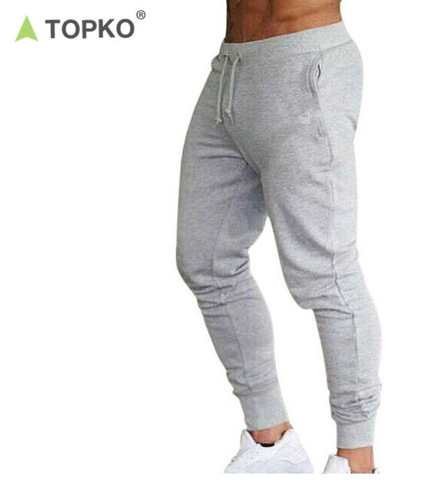 TOPKO Custom Basic Jogger Fleece Sports Pants,Regular Big And Tall Sizes Men Jogger Pants