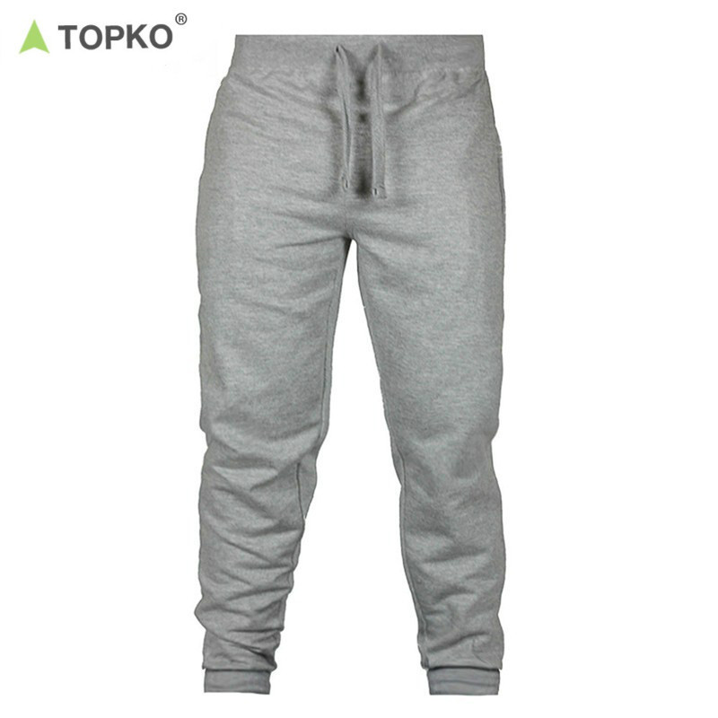 TOPKO Custom Basic Jogger Fleece Sports Pants,Regular Big And Tall Sizes Men Jogger Pants