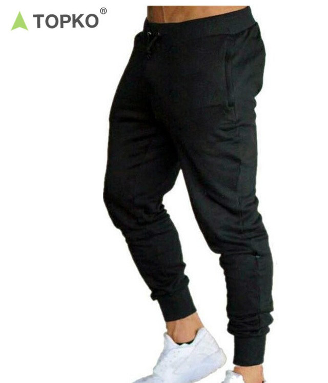 TOPKO Custom Basic Jogger Fleece Sports Pants,Regular Big And Tall Sizes Men Jogger Pants