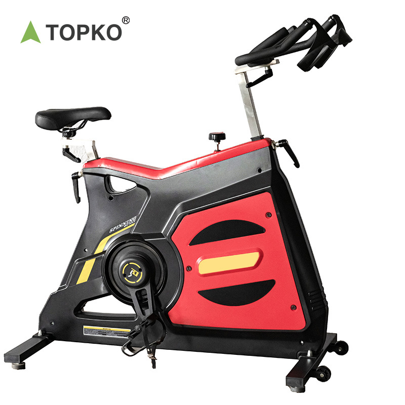 TOPKO Gym Professional Dynamic Bicycle Slimming/Weight Loss Fitness Equipment Magnetic Control Indoor Aerobic Spinning Bikes