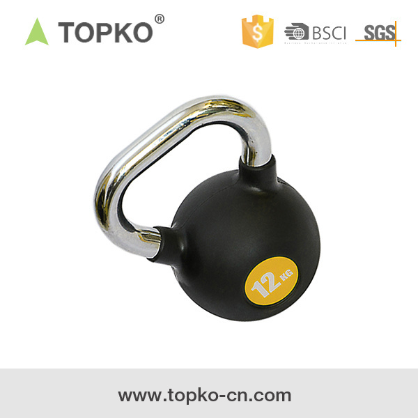 TOPKO Hot Selling More Color 4KG 8KG Kettbell Home Use Gym e-coated kettlebell