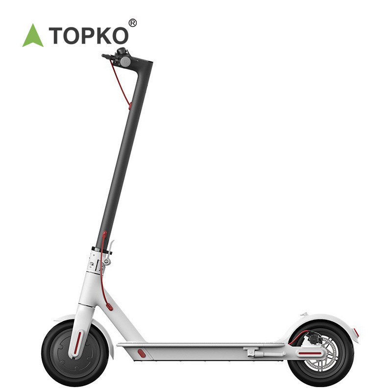 TOPKO 350w off road foldable two wheels powerful adult electric mobility kick scooters two wheel scooter electric for sale