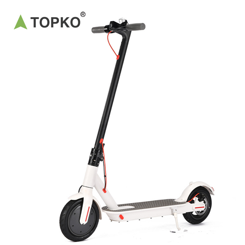 TOPKO 350w off road foldable two wheels powerful adult electric mobility kick scooters two wheel scooter electric for sale