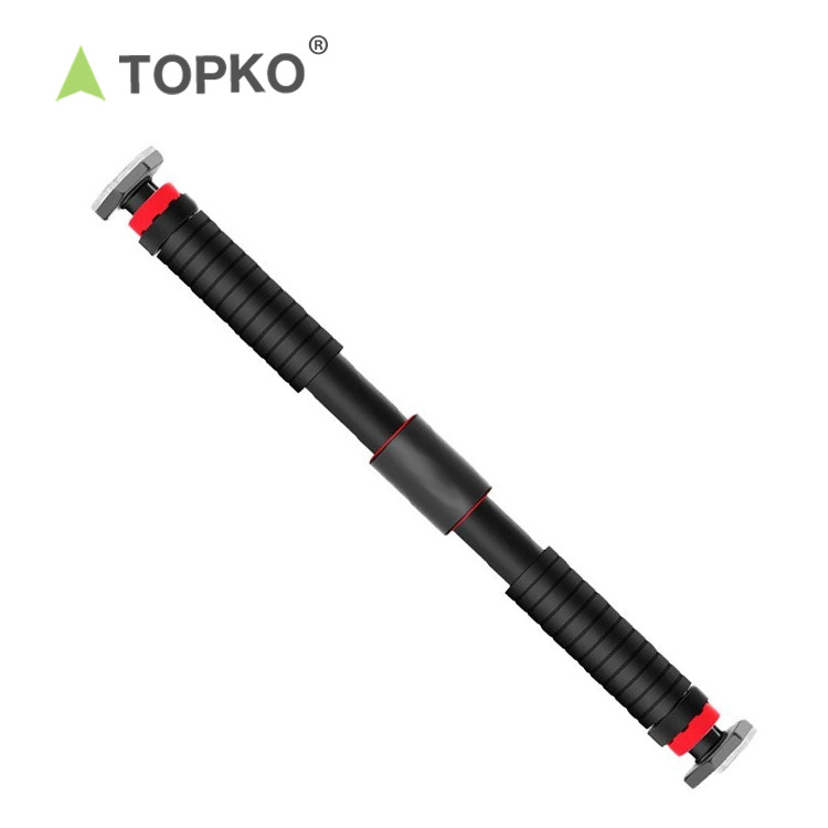 TOPKO fitness equipment home adjustable wall doorway door pull up bar