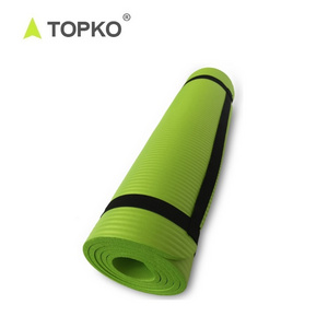 TOPKO NBR Material Hot sale 10mm 15mm 20mm NBR home use Exercise Fitness Yoga Mat