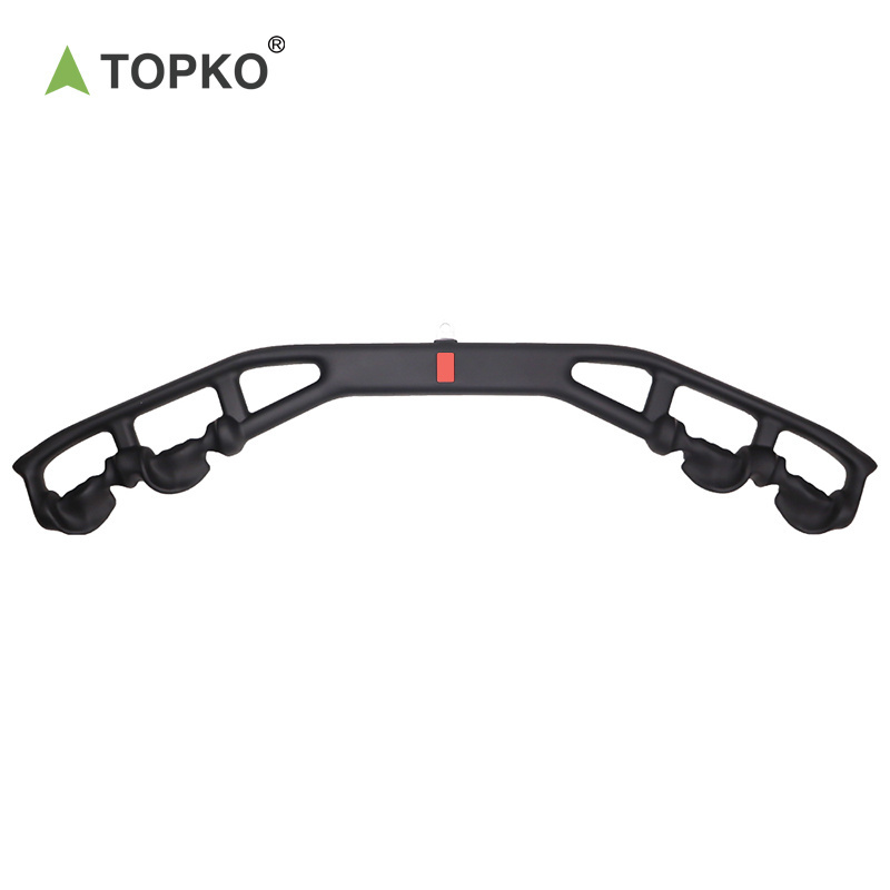 TOPKO Hot Selling Gym Fitness Exercise Use Pull Down Bar Mag Grips Handle Bar Multi Functional Trainer 8 Pieces Set