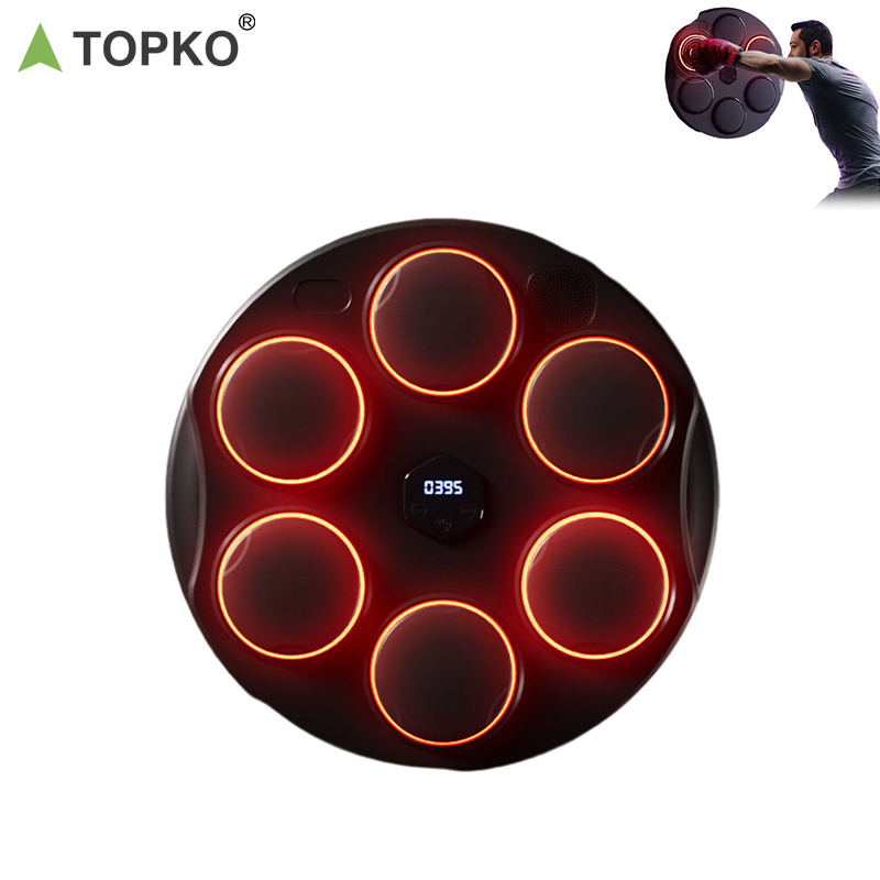 TOPKO High Quality Indoor Wall Mounted Boxing Target Punching Mat Intelligent Bluetooth Music Boxing Target