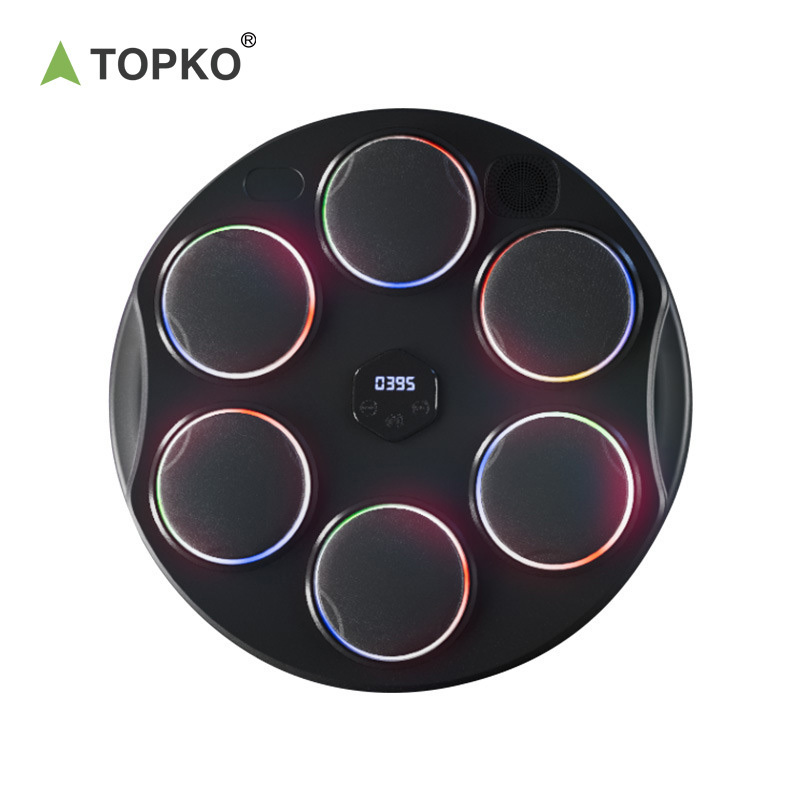 TOPKO High Quality Indoor Wall Mounted Boxing Target Punching Mat Intelligent Bluetooth Music Boxing Target