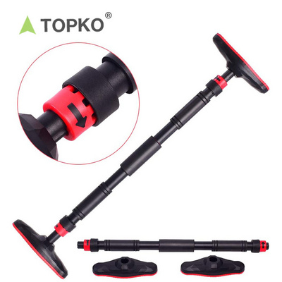 TOPKO fitness equipment home adjustable wall doorway door pull up bar