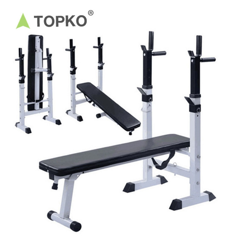 TOPKO 2020 best multi-functional gym home fitness workout exercise adjustable gym weight dumbbell lifting bench rack set