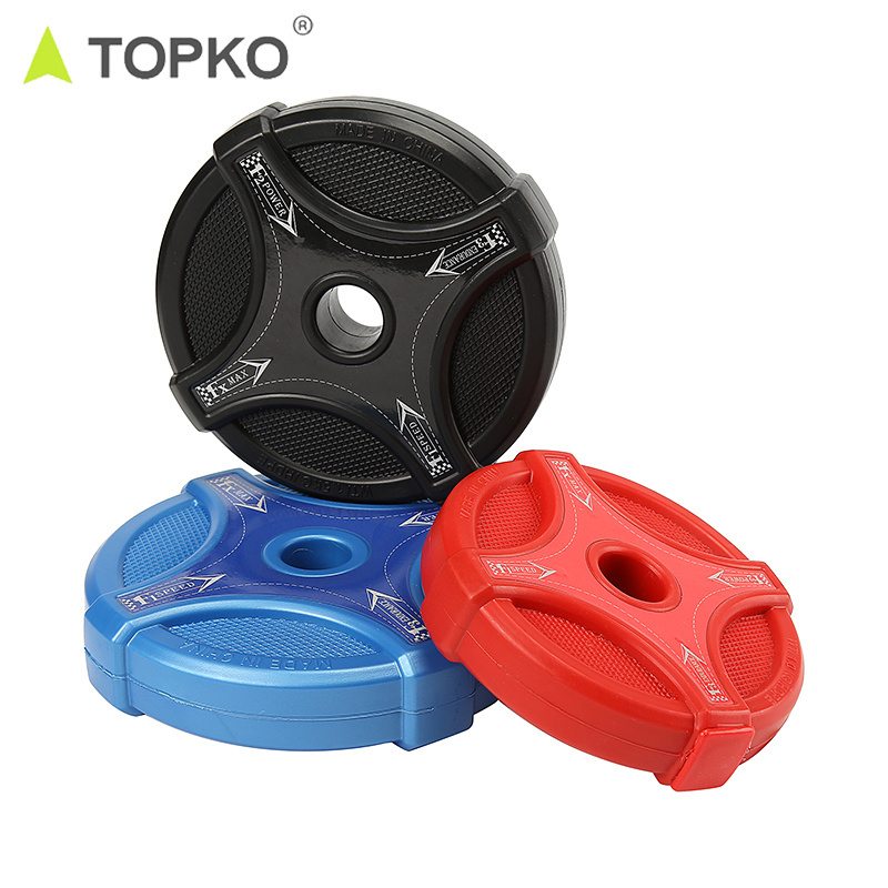 TOPKO High Quality Adjustable Kettlebell and Dumbbell Barbell Set Gym Fitness Environmental Free Weights