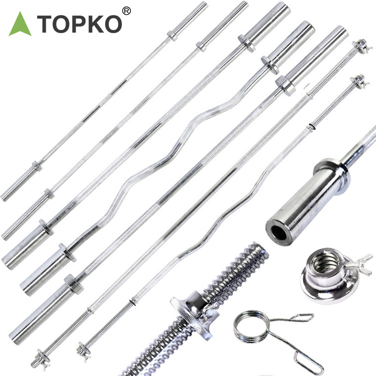 TOPKO Power lifting competition weightlifting gym fitness barbel bar weight lifting barbell bar rods