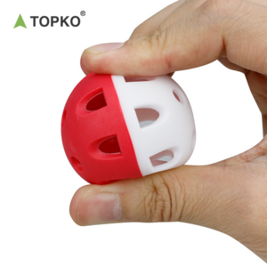 TOPKO colorful Plastic 26 holes Hollow Golf Practice gift Balls and toy golf ball for kids