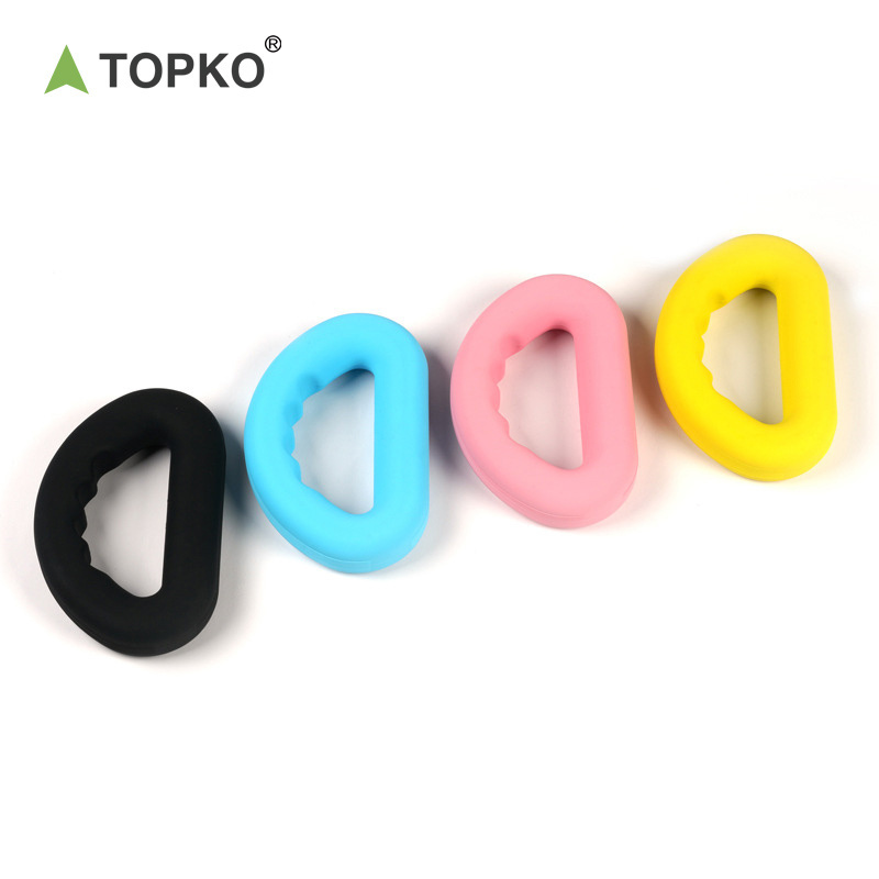 TOPKO Hot selling  fitness yoga weight dumbbells buy triangle rubber dumbbells