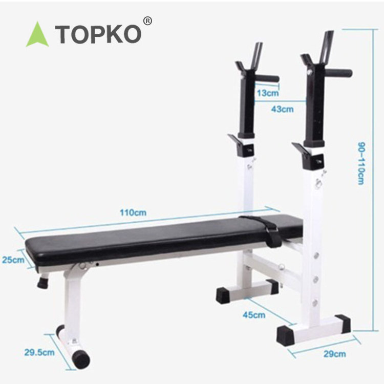 TOPKO 2020 best multi-functional gym home fitness workout exercise adjustable gym weight dumbbell lifting bench rack set