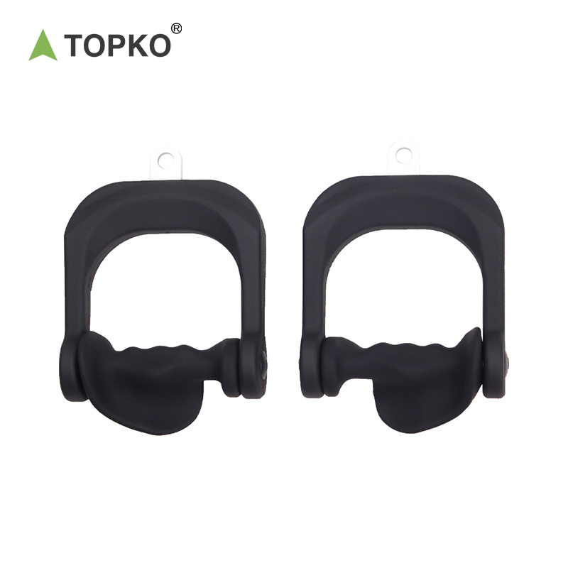 TOPKO Hot Selling Gym Fitness Exercise Use Pull Down Bar Mag Grips Handle Bar Multi Functional Trainer 8 Pieces Set