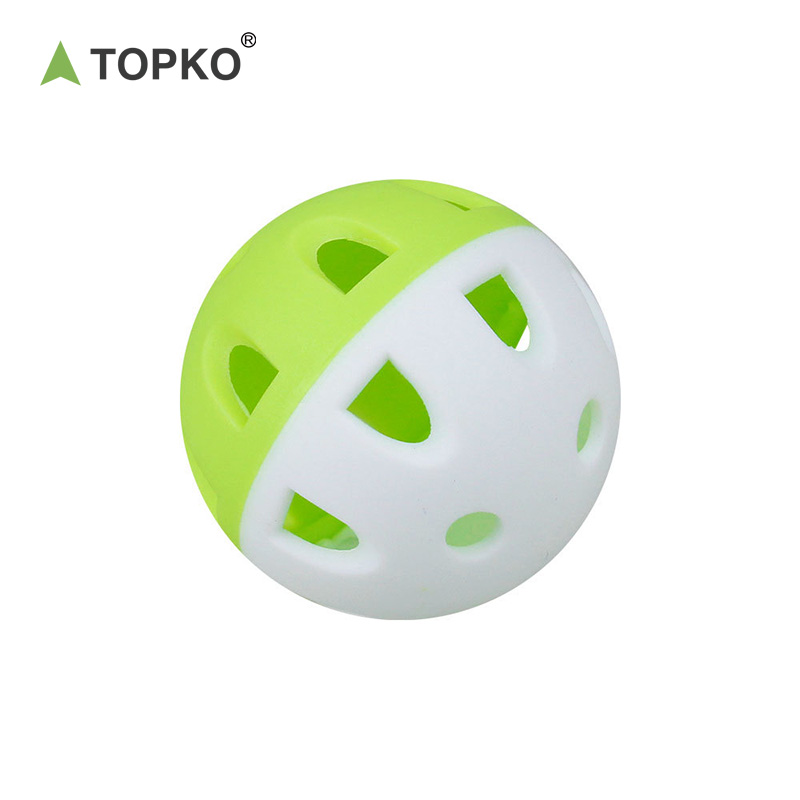 TOPKO colorful Plastic 26 holes Hollow Golf Practice gift Balls and toy golf ball for kids