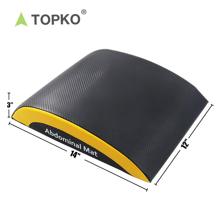 TOPKO 2019 abdominal trainer core muscle exercise sit up pad ab mat