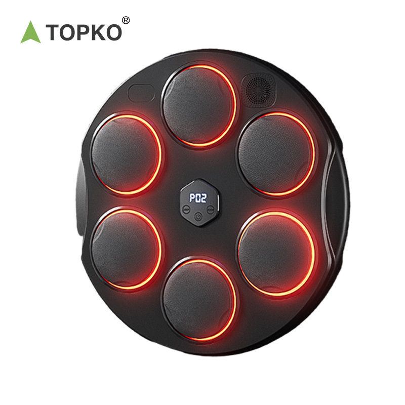 TOPKO High Quality Indoor Wall Mounted Boxing Target Punching Mat Intelligent Bluetooth Music Boxing Target