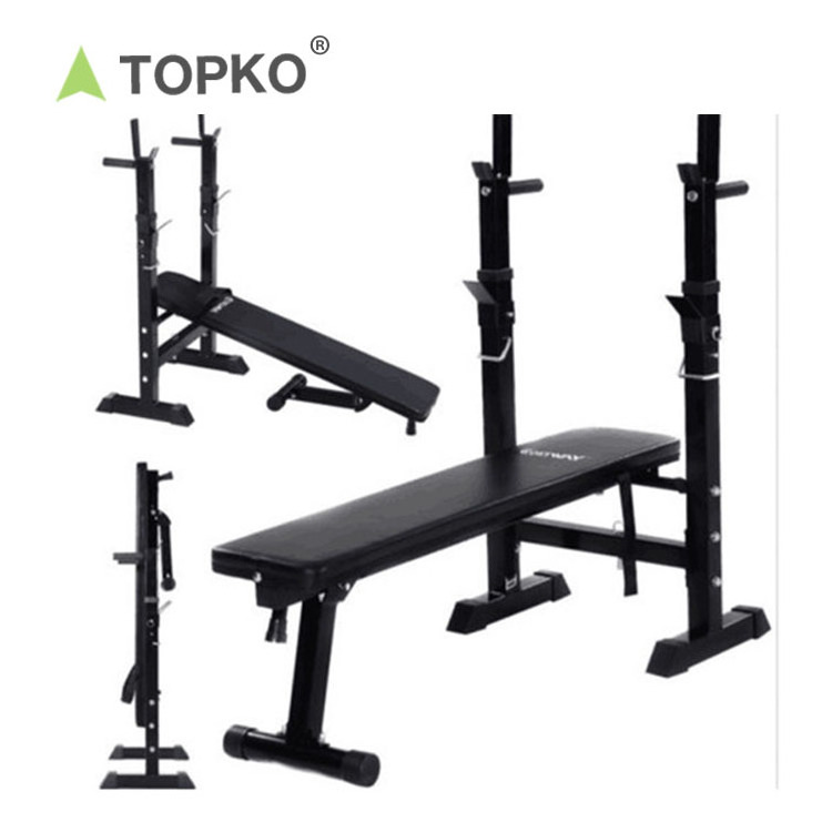 TOPKO 2020 best multi-functional gym home fitness workout exercise adjustable gym weight dumbbell lifting bench rack set