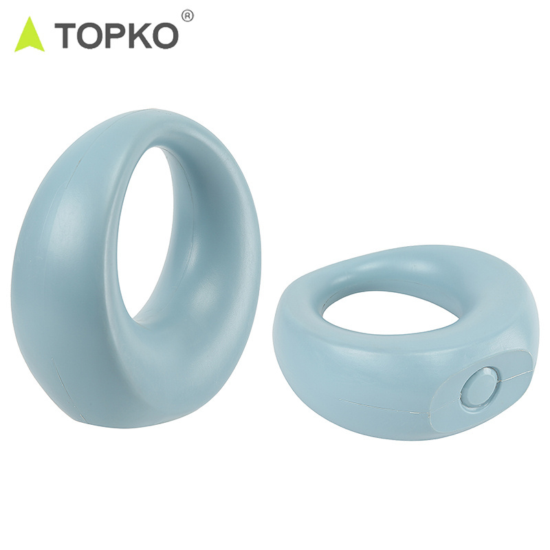 TOPKO new design home use fitness gym equipment pp cement kettlebell sport weightlifting grip pesa rusa kettlebell