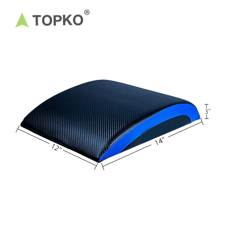 TOPKO 2019 abdominal trainer core muscle exercise sit up pad ab mat