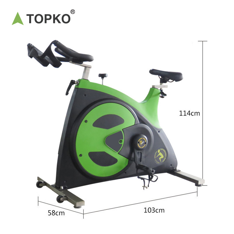 TOPKO Gym Professional Dynamic Bicycle Slimming/Weight Loss Fitness Equipment Magnetic Control Indoor Aerobic Spinning Bikes