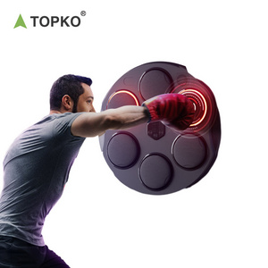 TOPKO High Quality Indoor Wall Mounted Boxing Target Punching Mat Intelligent Bluetooth Music Boxing Target