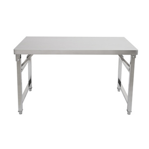 Best sales 2024 stainless steel work bench table Metal prep table Folding table