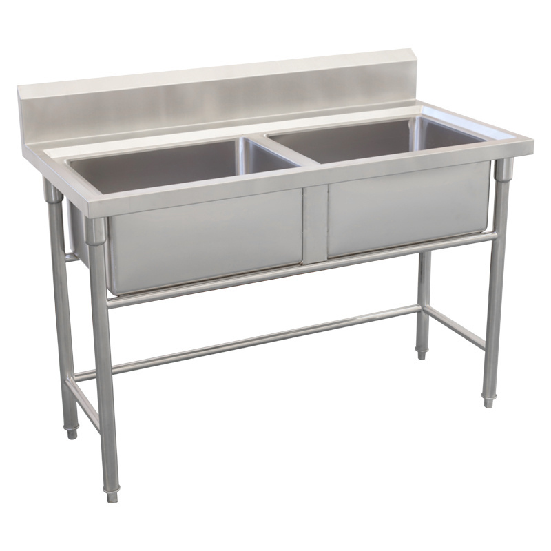 Industrial Stainless steel double sink commercial kitchen sink high quality kitchen sink