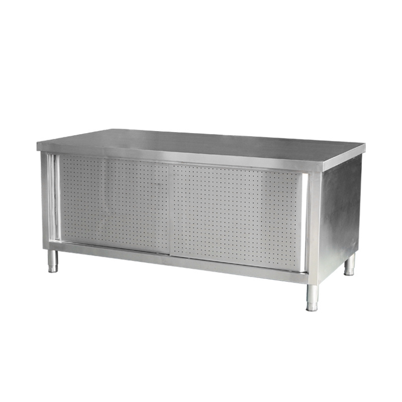 Heavy duty prep table restaurant work table Easily Clean Stainless Steel Workstation