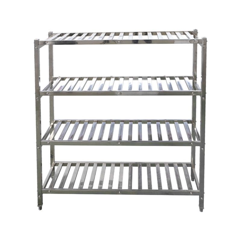 Adjustable Shelf Design restaurant Rack Stainless Steel Shelving kitchen Storage Shelf