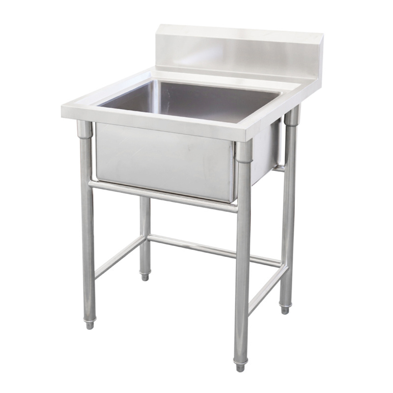 Free Standing kitchen sink High Quality 1 Compartment  restaurant Handmade Sink