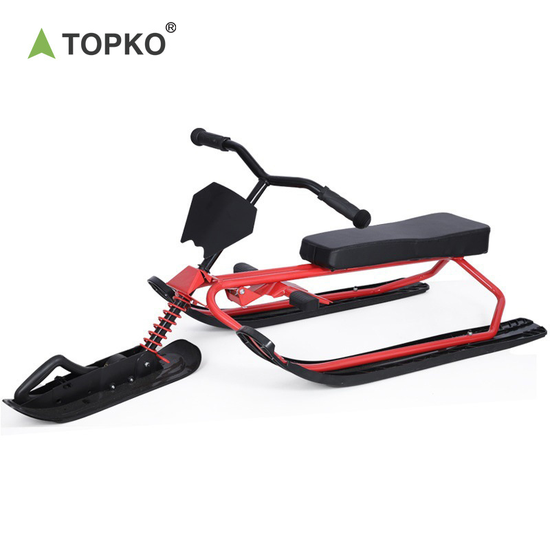 TOPKO Snow Scooter Children's Skis Winter Sports Snowmobiles for Kids Children Unpowered Skis Children's Snowmobile