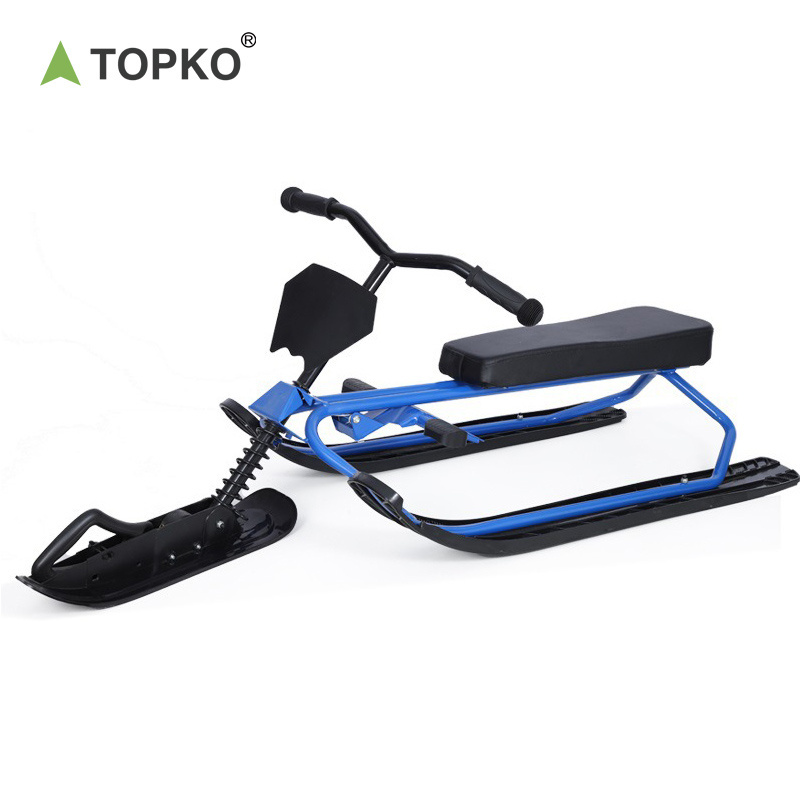 TOPKO Snow Scooter Children's Skis Winter Sports Snowmobiles for Kids Children Unpowered Skis Children's Snowmobile