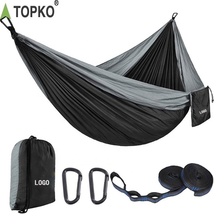 TOPKO Hiking Hammock Portable Kids Hammock Travel Outdoor Tree Hammocks camping Accessories for Outdoor Beach