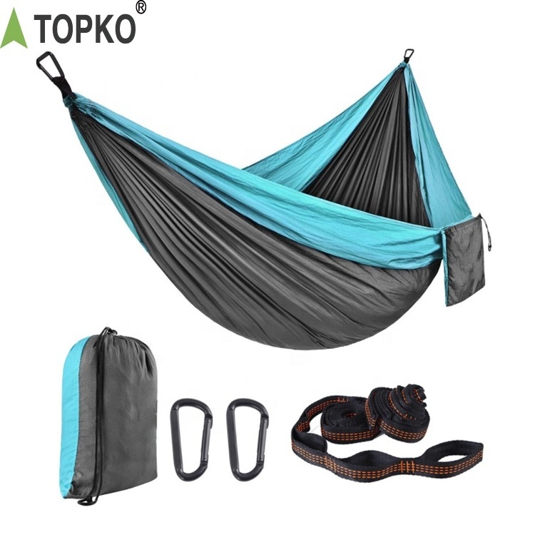 TOPKO Hiking Hammock Portable Kids Hammock Travel Outdoor Tree Hammocks camping Accessories for Outdoor Beach