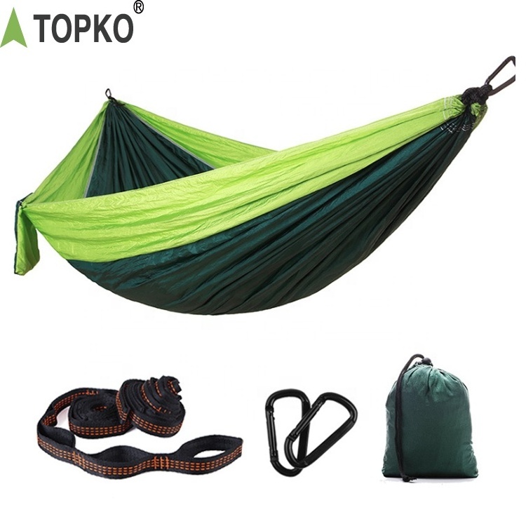 TOPKO Hiking Hammock Portable Kids Hammock Travel Outdoor Tree Hammocks camping Accessories for Outdoor Beach