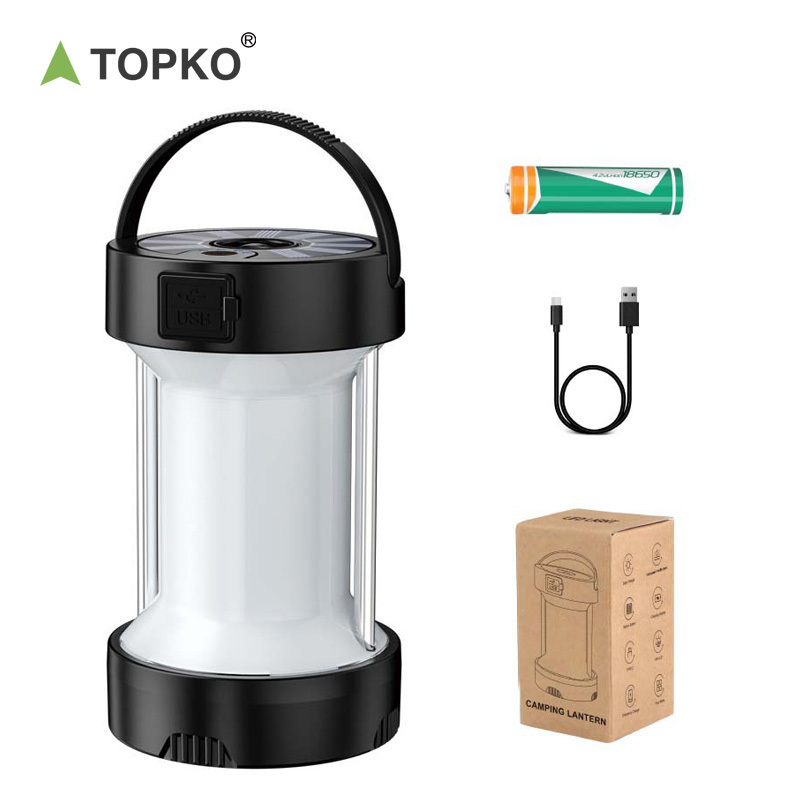 Topko Blackdog outdoor camping essentials portable Atmosphere lamp rechargeable Adjustable light source retro LED lantern